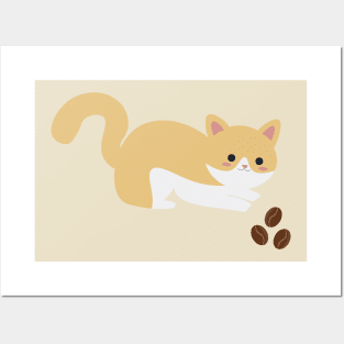 Cats and Coffee Posters and Art